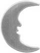 Inlay,
large Man-in-the-Moon, 
1.2" by 1.36", nickel silver 0.040" thick